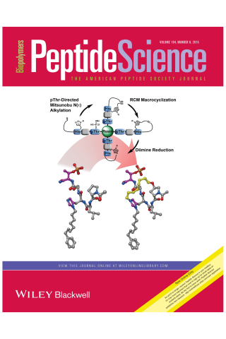 Cover of Peptide Science, Nov. 2015