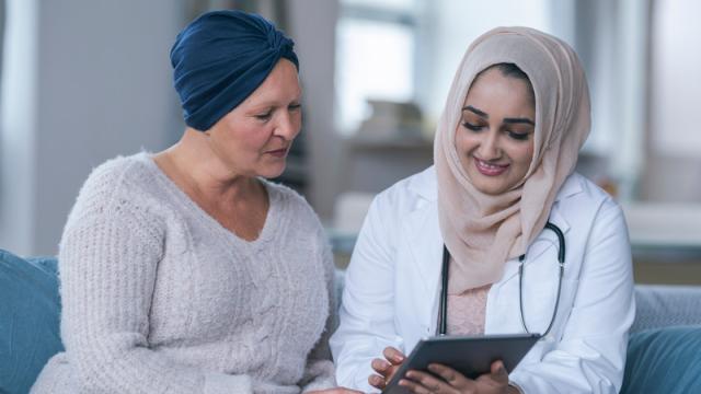 Female patient with female doctor