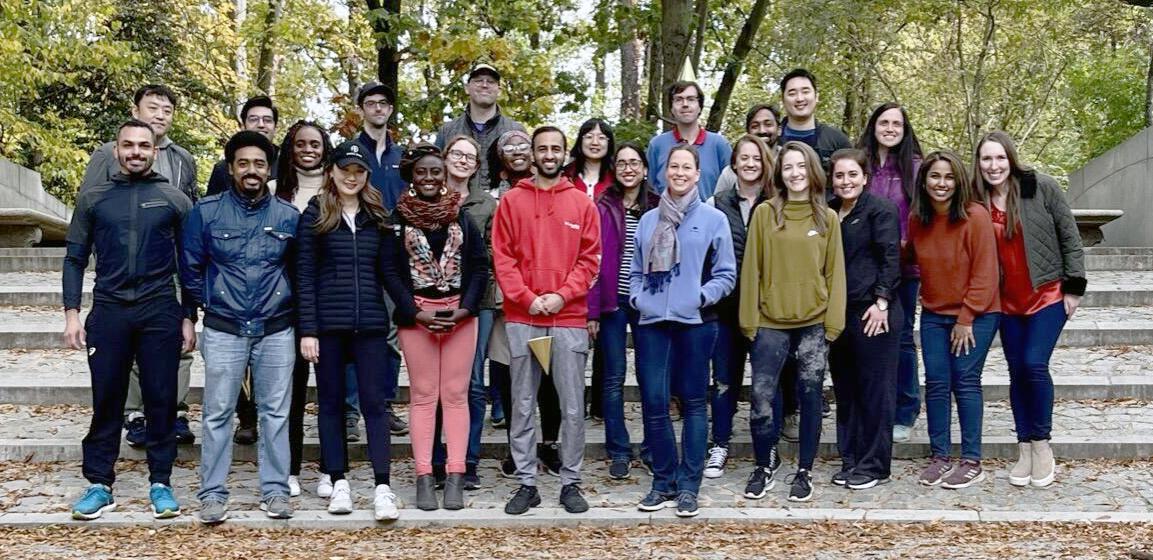 Fellows and directors on a Field Day at Theodore Roosevelt Island in on the Potomac River in Washington, DC. 