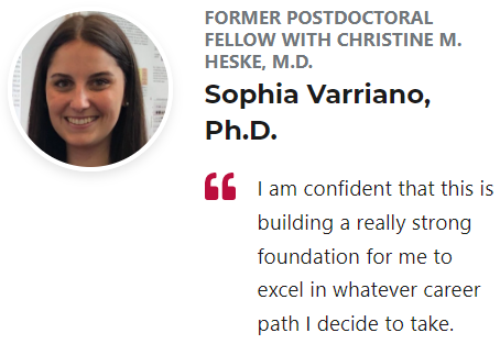 Quote from Sophia Varriano: I am confident that this is building a really strong foundation for me to excel in whatever career path I decide to take.