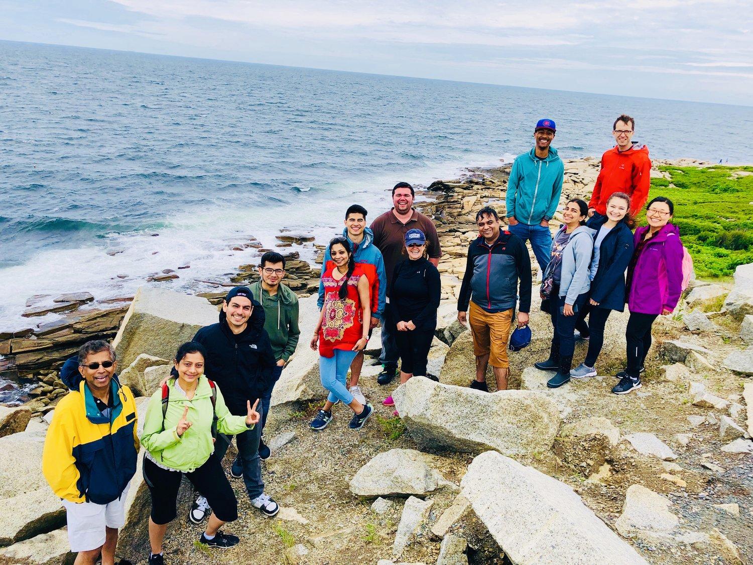 Annual Lab Hiking Trip - Halibut State Park, MA - July 2019