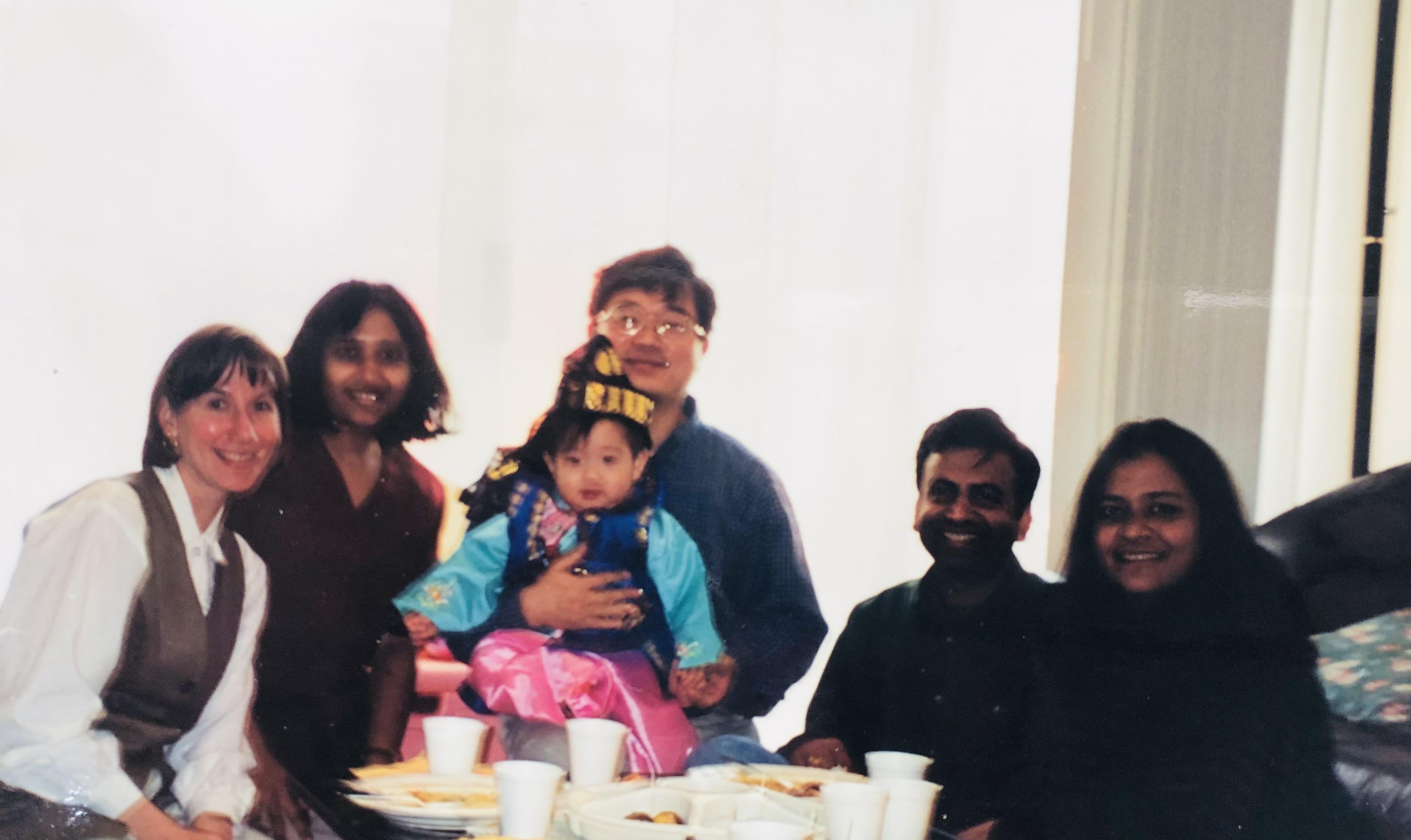 First Sharan Lab lunch, 1999