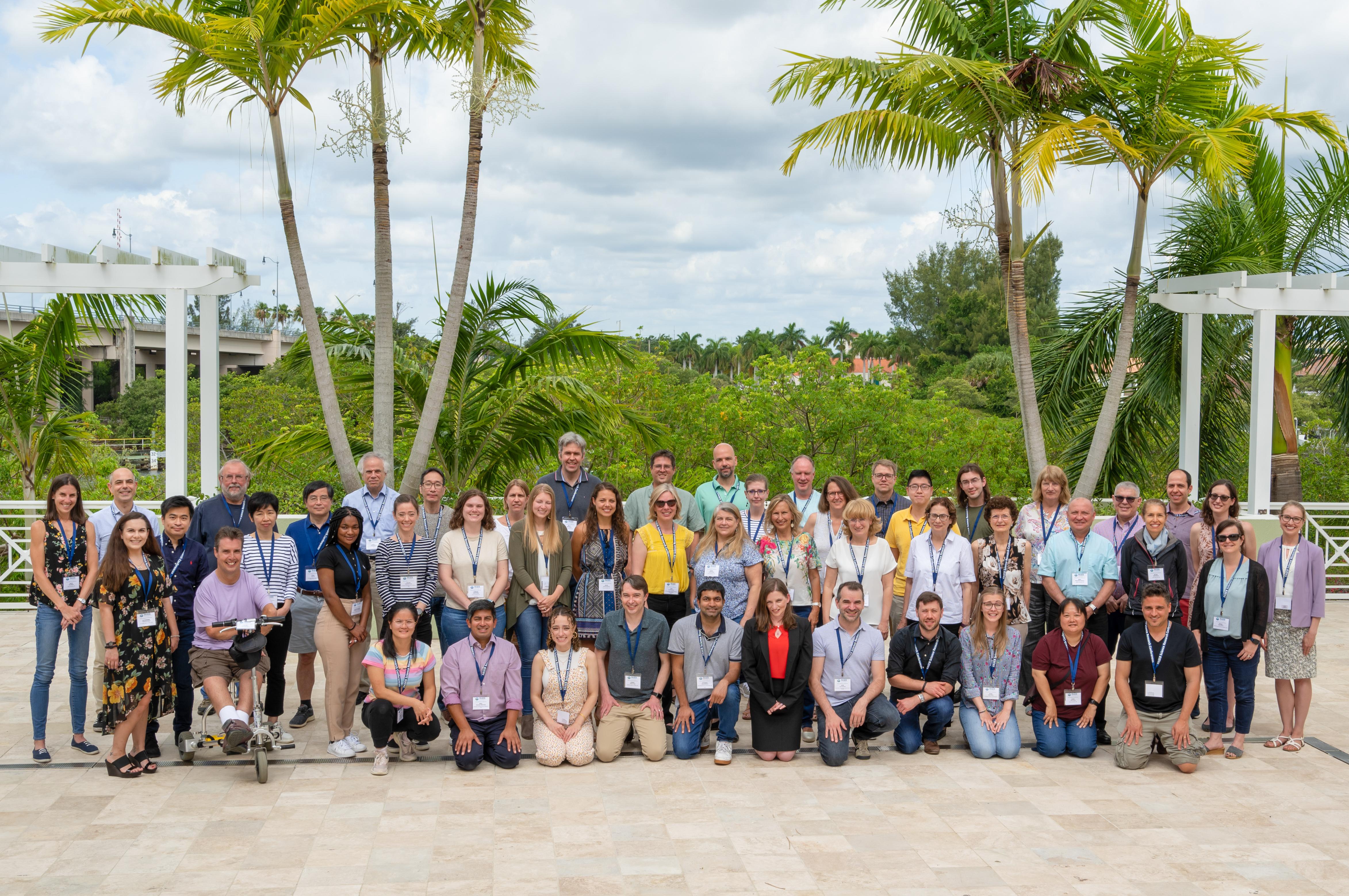 Group of scientists at a meeting