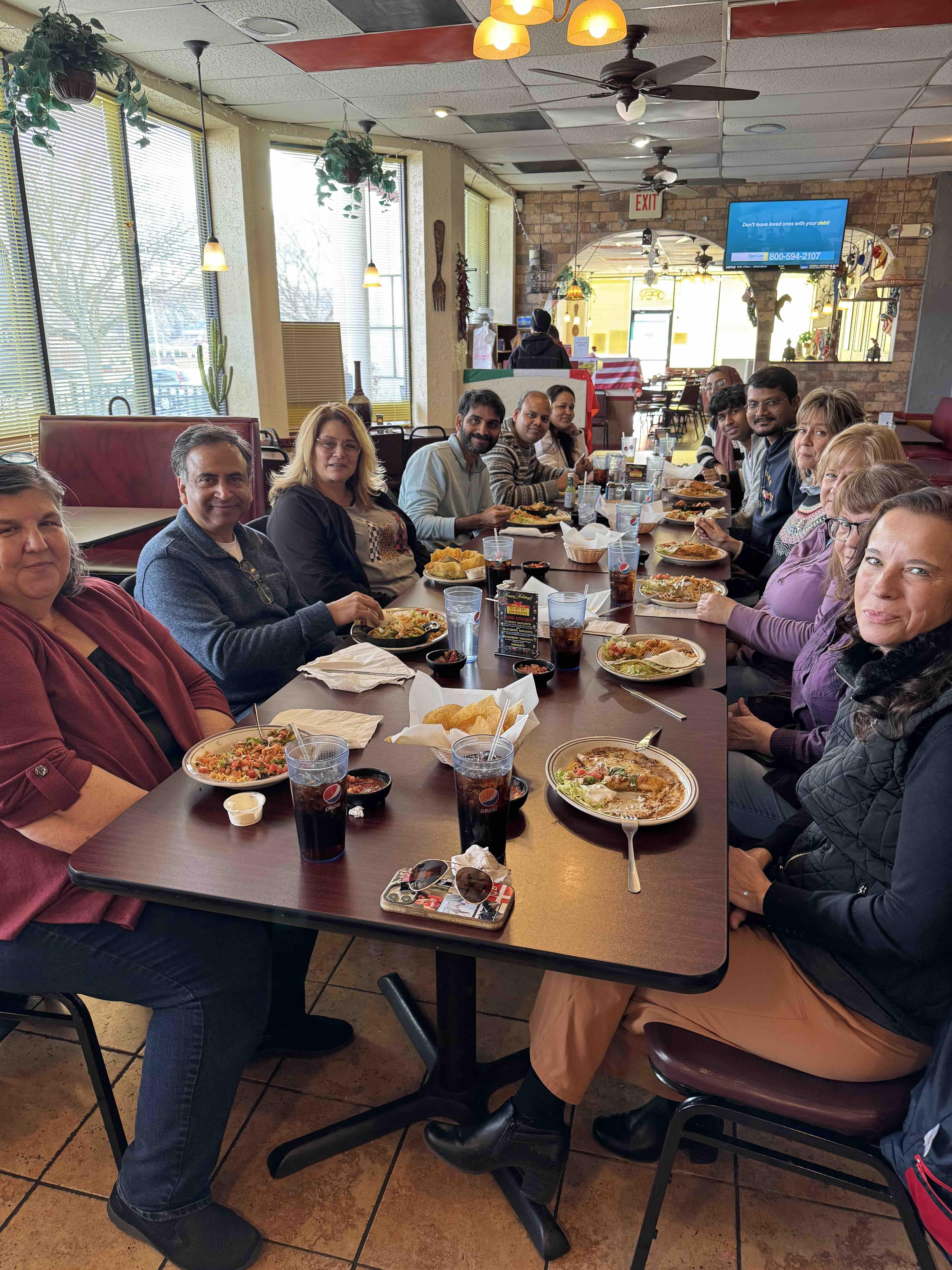 Sharan lab holiday lunch 2024